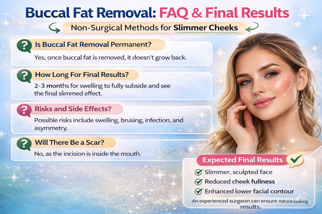 buccal fat removal before and after results